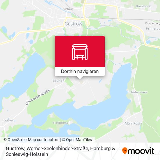 Güstrow, Werner-Seelenbinder-Straße Karte