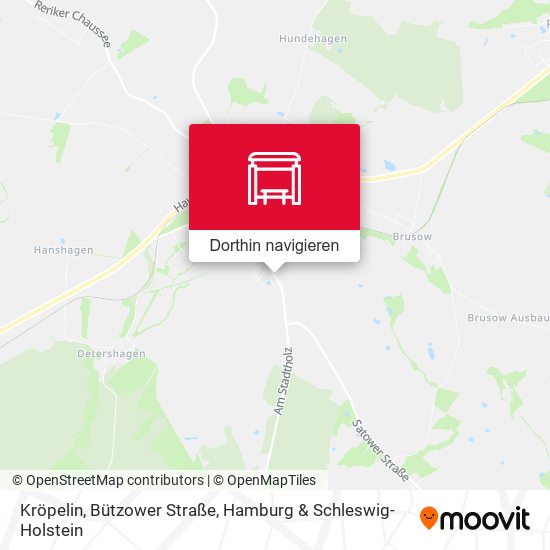 Kröpelin, Bützower Straße Karte