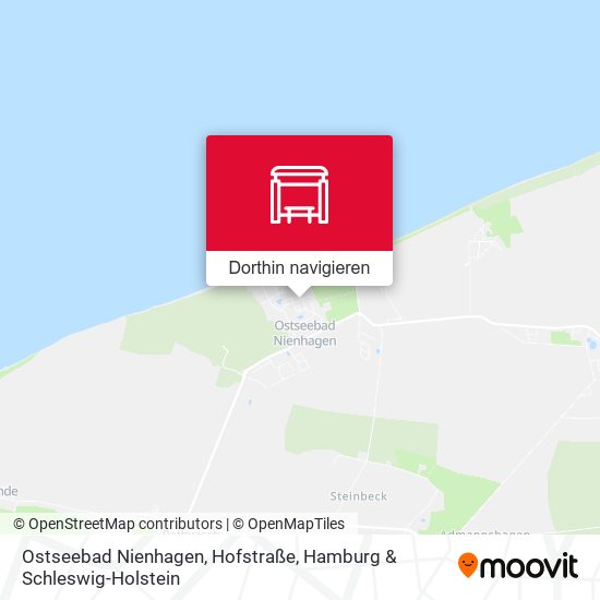Ostseebad Nienhagen, Hofstraße Karte