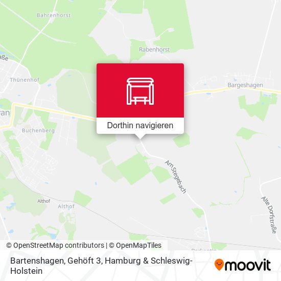 Bartenshagen, Gehöft 3 Karte