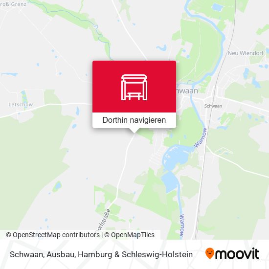 Schwaan, Ausbau Karte