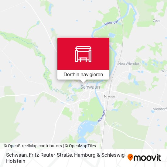 Schwaan, Fritz-Reuter-Straße Karte