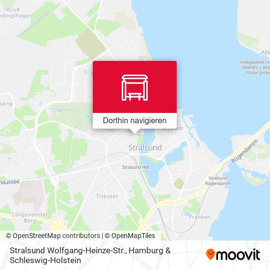 Stralsund Wolfgang-Heinze-Str. Karte
