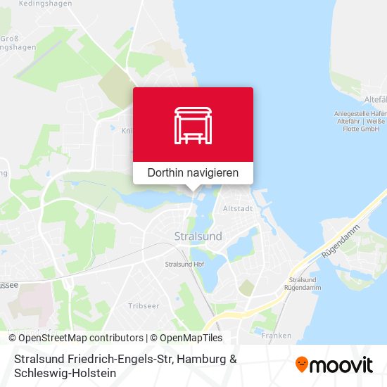 Stralsund Friedrich-Engels-Str Karte