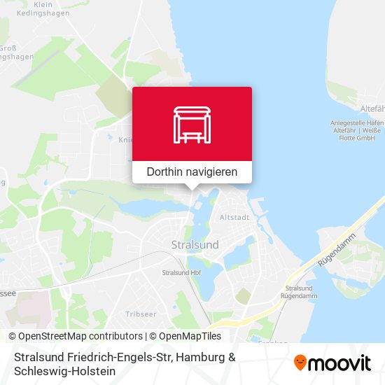 Stralsund Friedrich-Engels-Str Karte