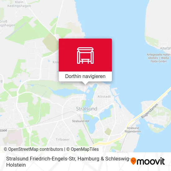 Stralsund Friedrich-Engels-Str Karte