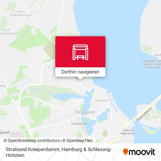Stralsund Knieperdamm Karte
