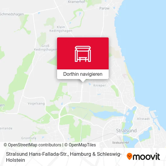 Stralsund Hans-Fallada-Str. Karte