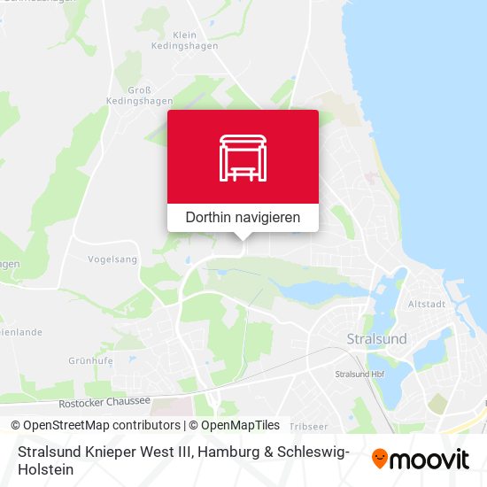 Stralsund Knieper West III Karte