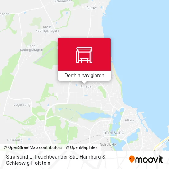 Stralsund L.-Feuchtwanger-Str. Karte