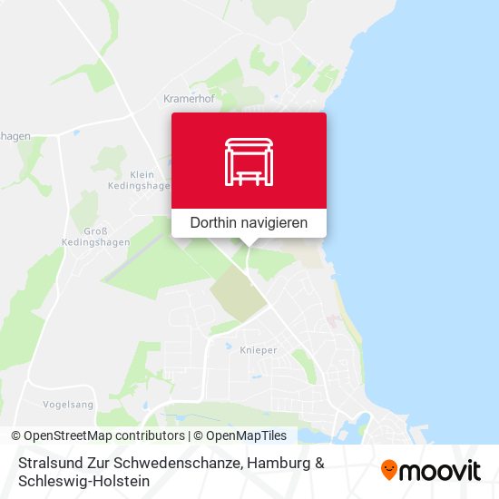 Stralsund Zur Schwedenschanze Karte