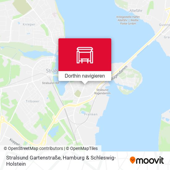Stralsund Gartenstraße Karte