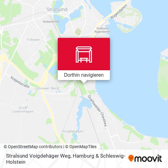 Stralsund Voigdehäger Weg Karte