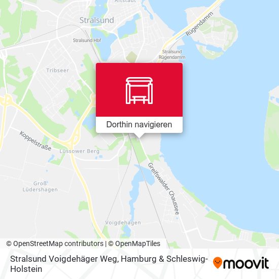 Stralsund Voigdehäger Weg Karte