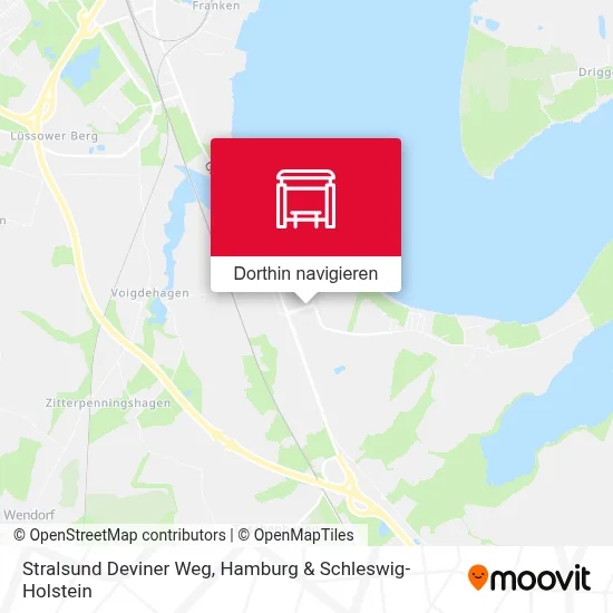 Stralsund Deviner Weg Karte
