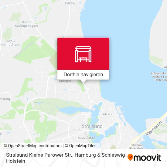 Stralsund Kleine Parower Str. Karte