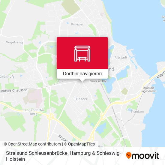 Stralsund Schleusenbrücke Karte