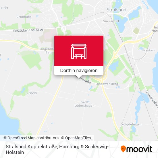 Stralsund Koppelstraße Karte