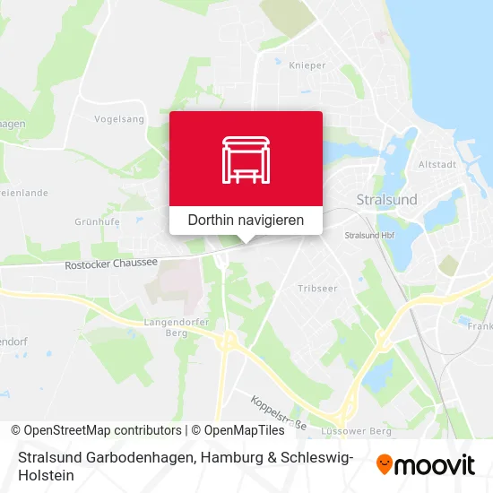 Stralsund Garbodenhagen Karte