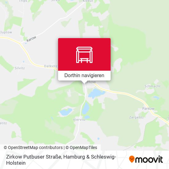 Zirkow Putbuser Straße Karte