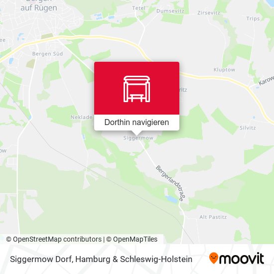 Siggermow Dorf Karte