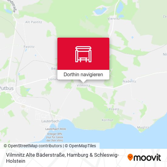 Vilmnitz Alte Bäderstraße Karte