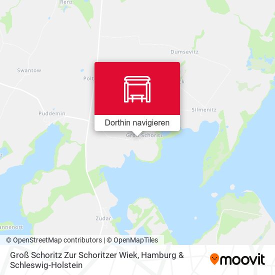 Groß Schoritz Zur Schoritzer Wiek Karte