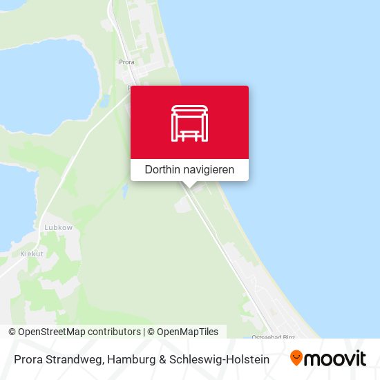 Prora Strandweg Karte