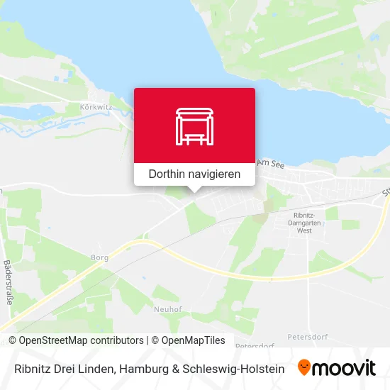 Ribnitz Drei Linden Karte