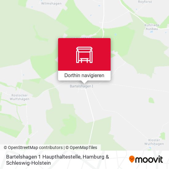 Bartelshagen 1 Haupthaltestelle Karte