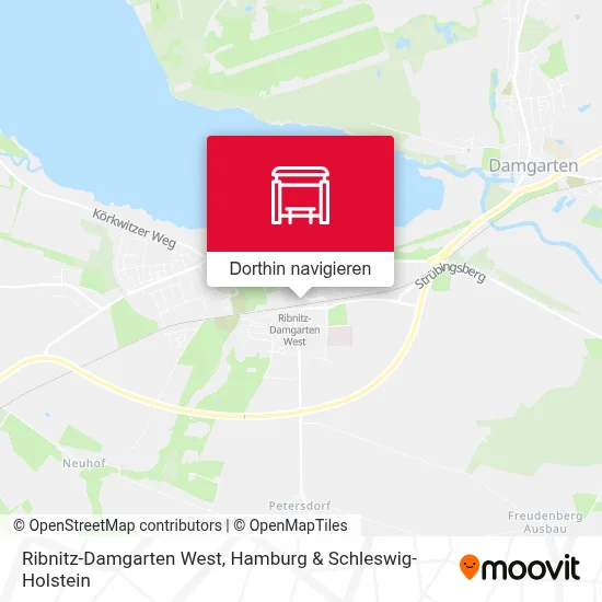 Ribnitz-Damgarten West Karte