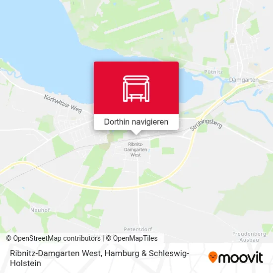 Ribnitz-Damgarten West Karte