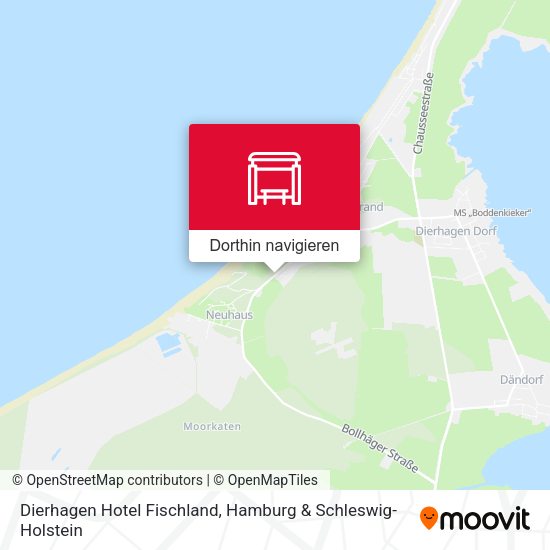 Dierhagen Hotel Fischland Karte