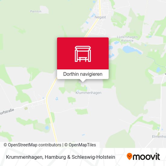 Krummenhagen Karte