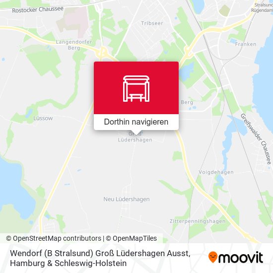 Wendorf (B Stralsund) Groß Lüdershagen Ausst Karte