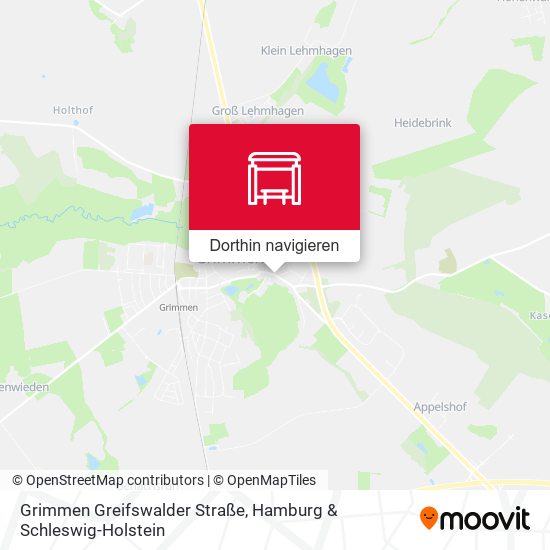 Grimmen Greifswalder Straße Karte