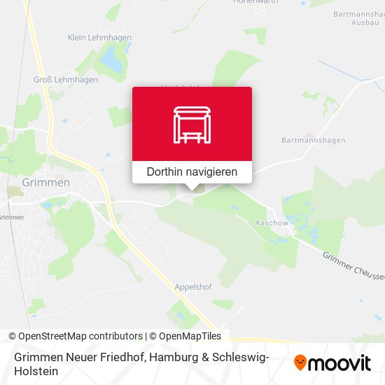 Grimmen Neuer Friedhof Karte