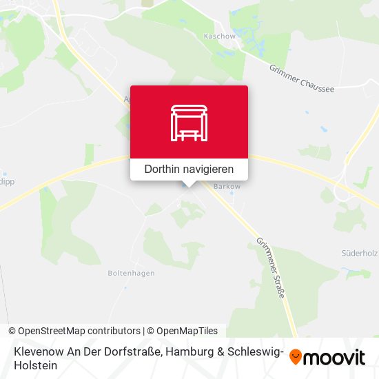 Klevenow An Der Dorfstraße Karte