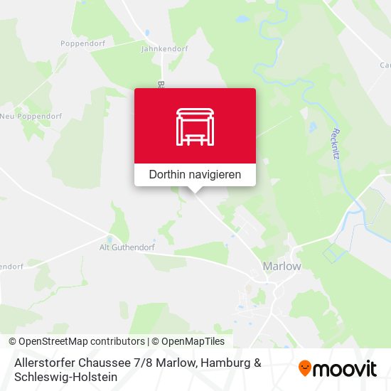 Allerstorfer Chaussee 7 / 8 Marlow Karte