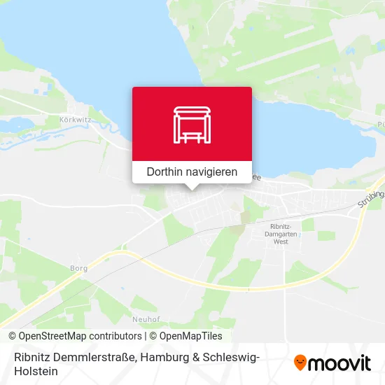 Ribnitz Demmlerstraße Karte