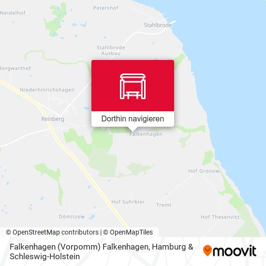 Falkenhagen (Vorpomm) Falkenhagen Karte