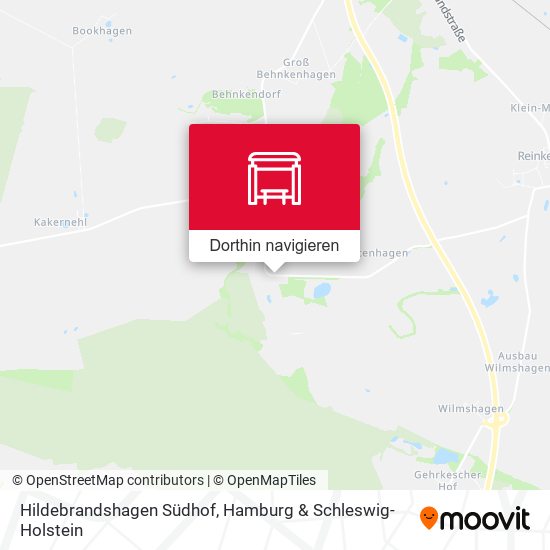 Hildebrandshagen Südhof Karte