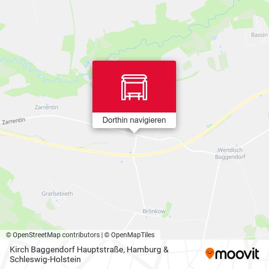 Kirch Baggendorf Hauptstraße Karte