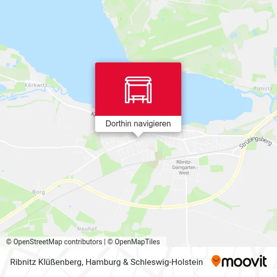 Ribnitz Klüßenberg Karte