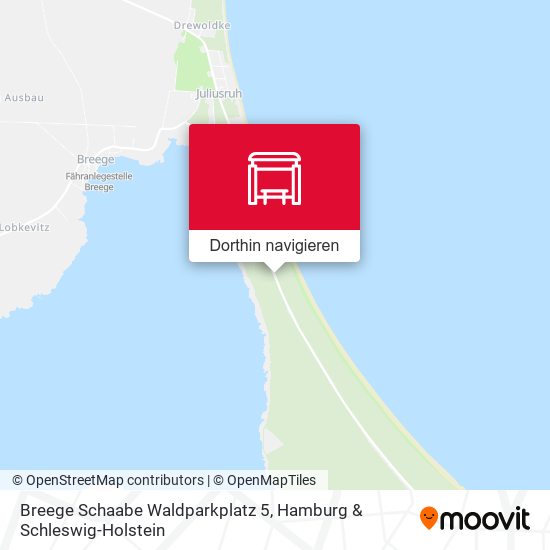 Breege Schaabe Waldparkplatz 5 Karte