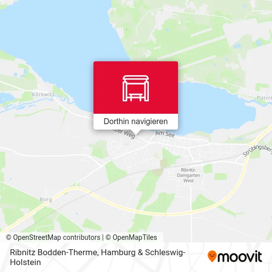 Ribnitz Bodden-Therme Karte