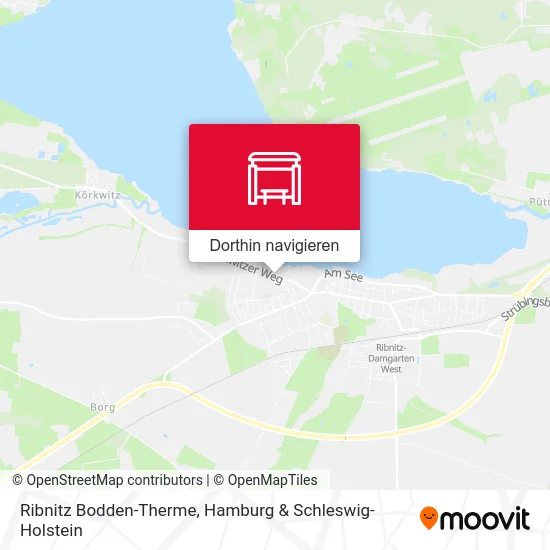 Ribnitz Bodden-Therme Karte