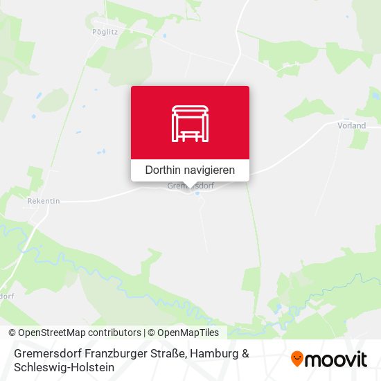 Gremersdorf Franzburger Straße Karte