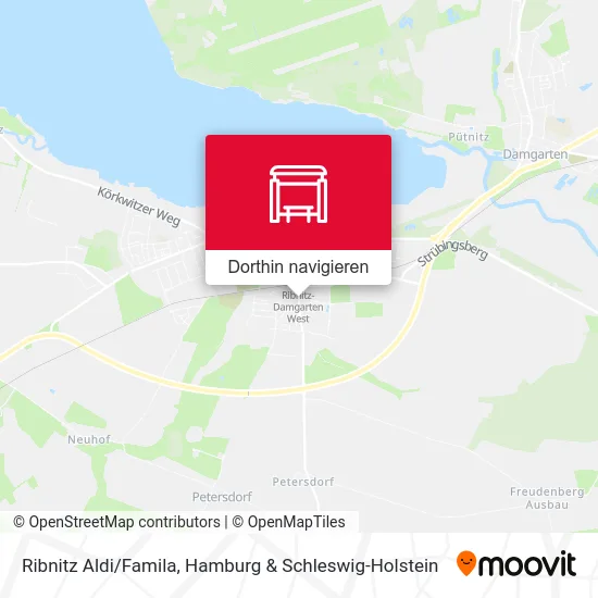 Ribnitz Aldi/Famila Karte