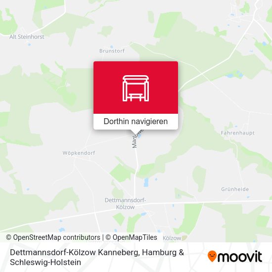 Dettmannsdorf-Kölzow Kanneberg Karte